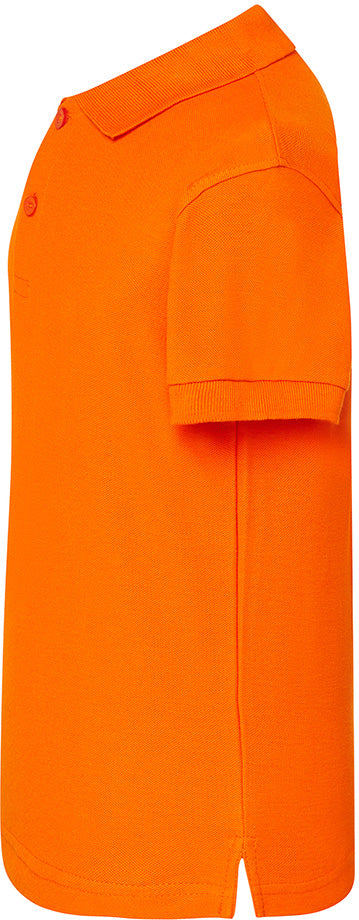 Polo bambino maniche corte arancione