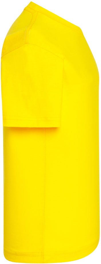 T-shirt-bambino maniche corte giallo oro