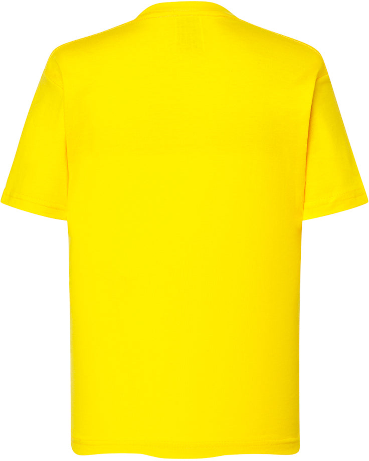 T-shirt-bambino maniche corte giallo oro