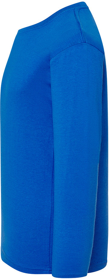 T-shirt bambino maniche lunghe blu royal