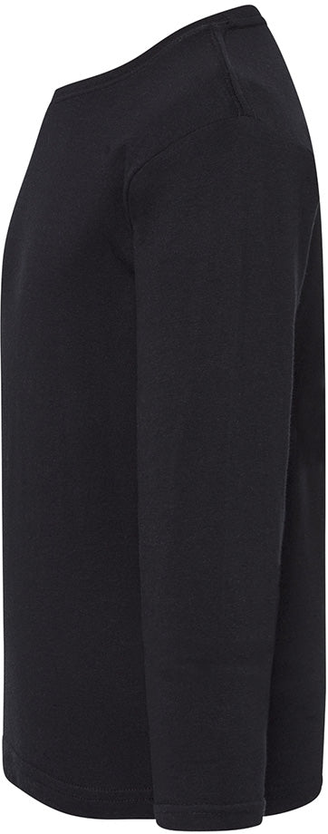 T-shirt bambino maniche lunghe nera