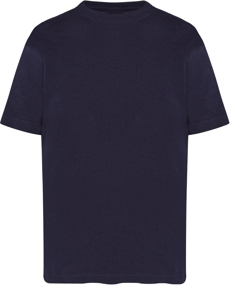 T-shirt-bambino maniche corte blu navy