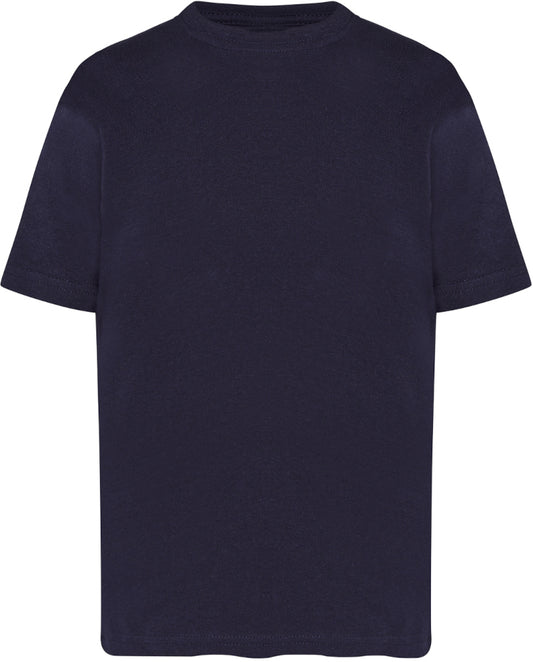 T-shirt-bambino maniche corte blu navy