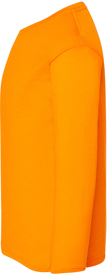 T-shirt bambino maniche lunghe arancione