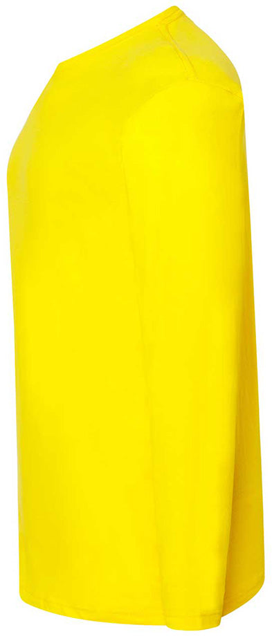 T-shirt bambino maniche lunghe giallo oro