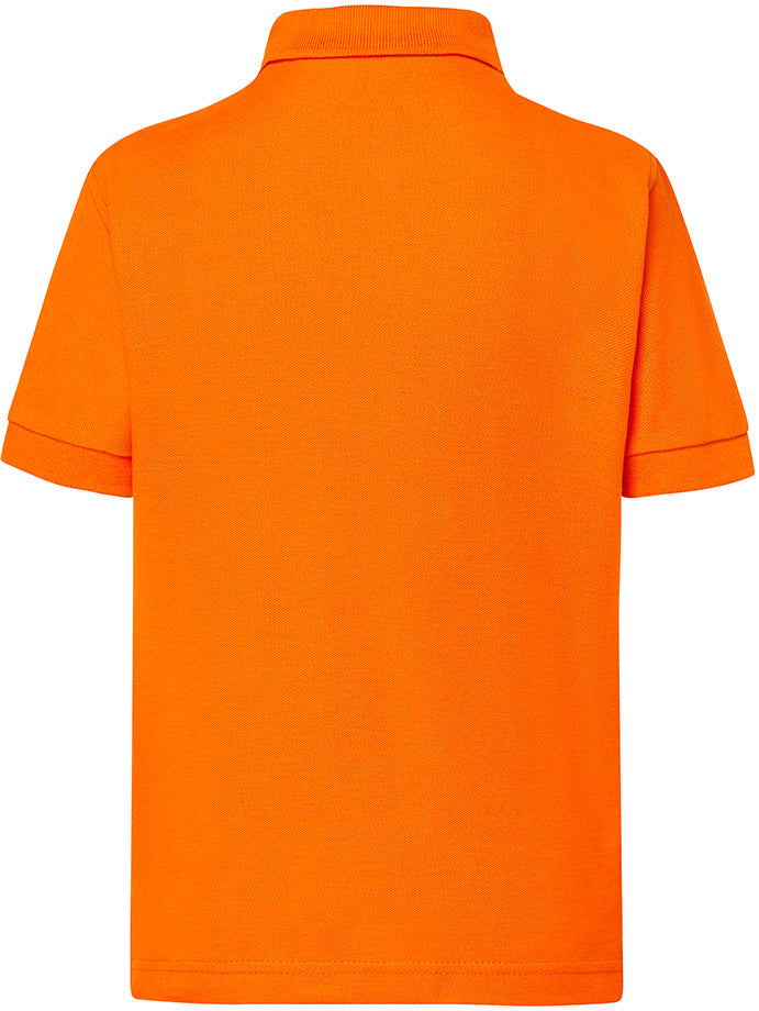 Polo bambino maniche corte arancione